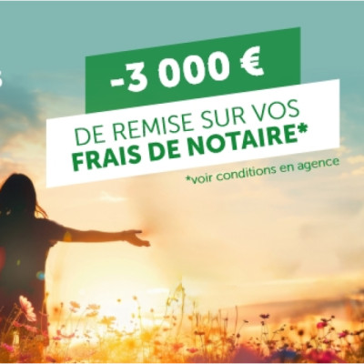 3 000 € offerts sur vos frais de notaire* avec Logis de Vendée !