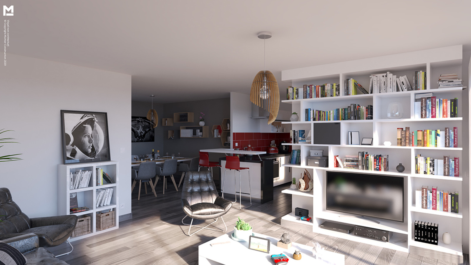 Modèle VERMEIL : Maison à étage 4 chambres avec un garage - Logis de Vendée