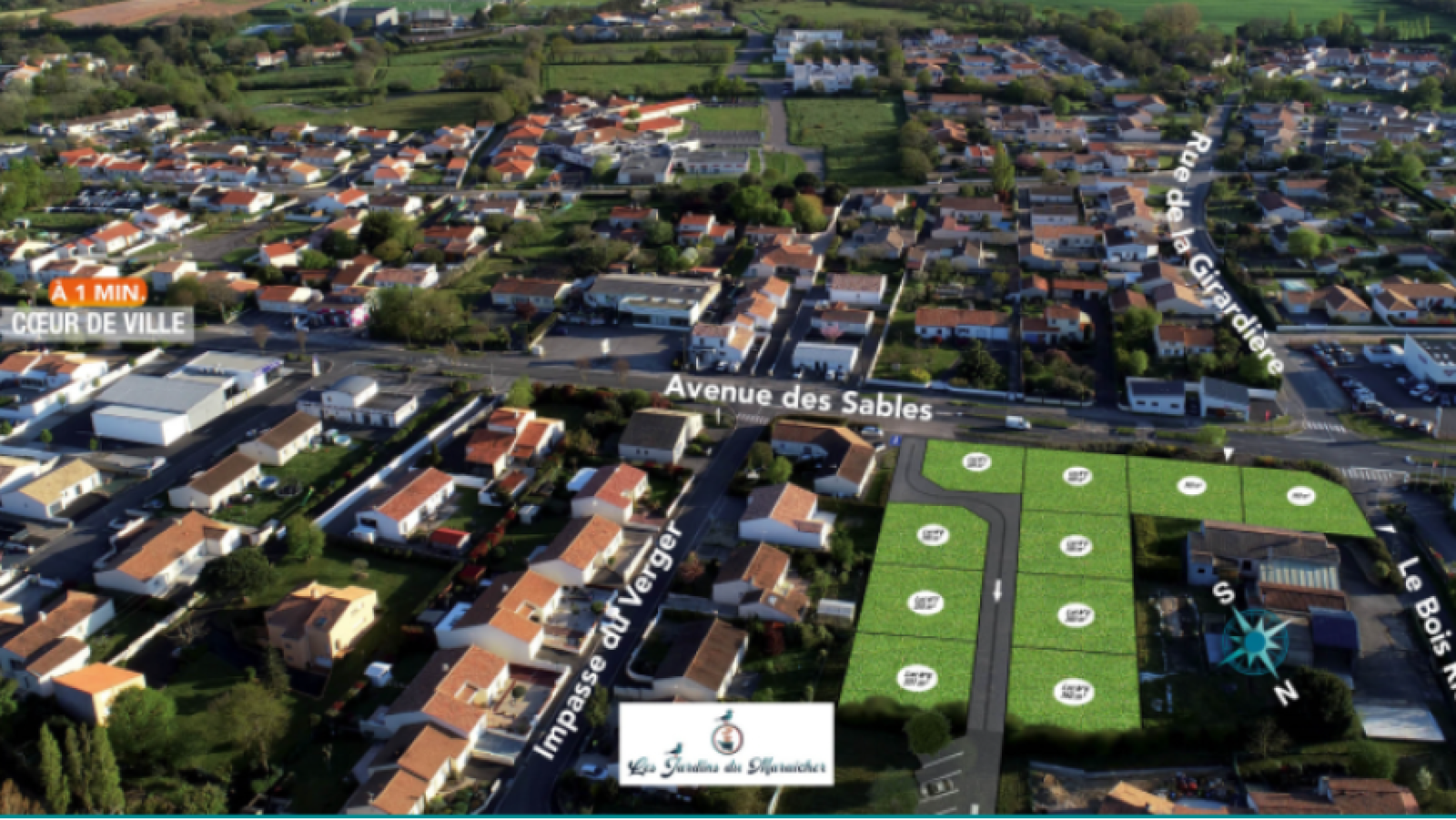 Terrain constructible de 325m2 à Talmont-Saint-Hilaire