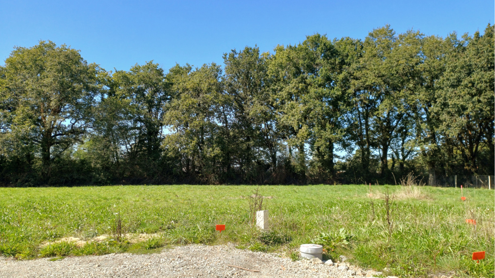 Terrain constructible de 640m2 à Falleron