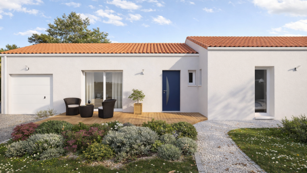 Maison neuve à Talmont-Saint-Hilaire avec 4 chambres sur terrain de 409m2 - image 3