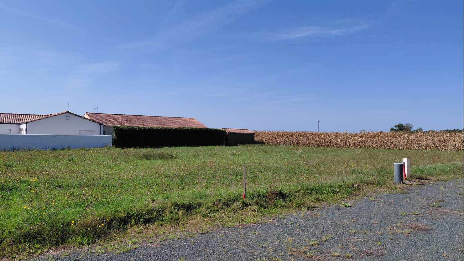 Terrain constructible de 246m2 à Angles