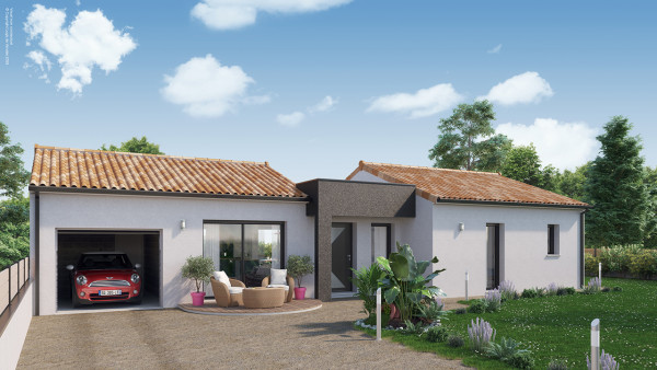 Maison neuve à Talmont-Saint-Hilaire avec 3 chambres sur terrain de 420m2 - image 1