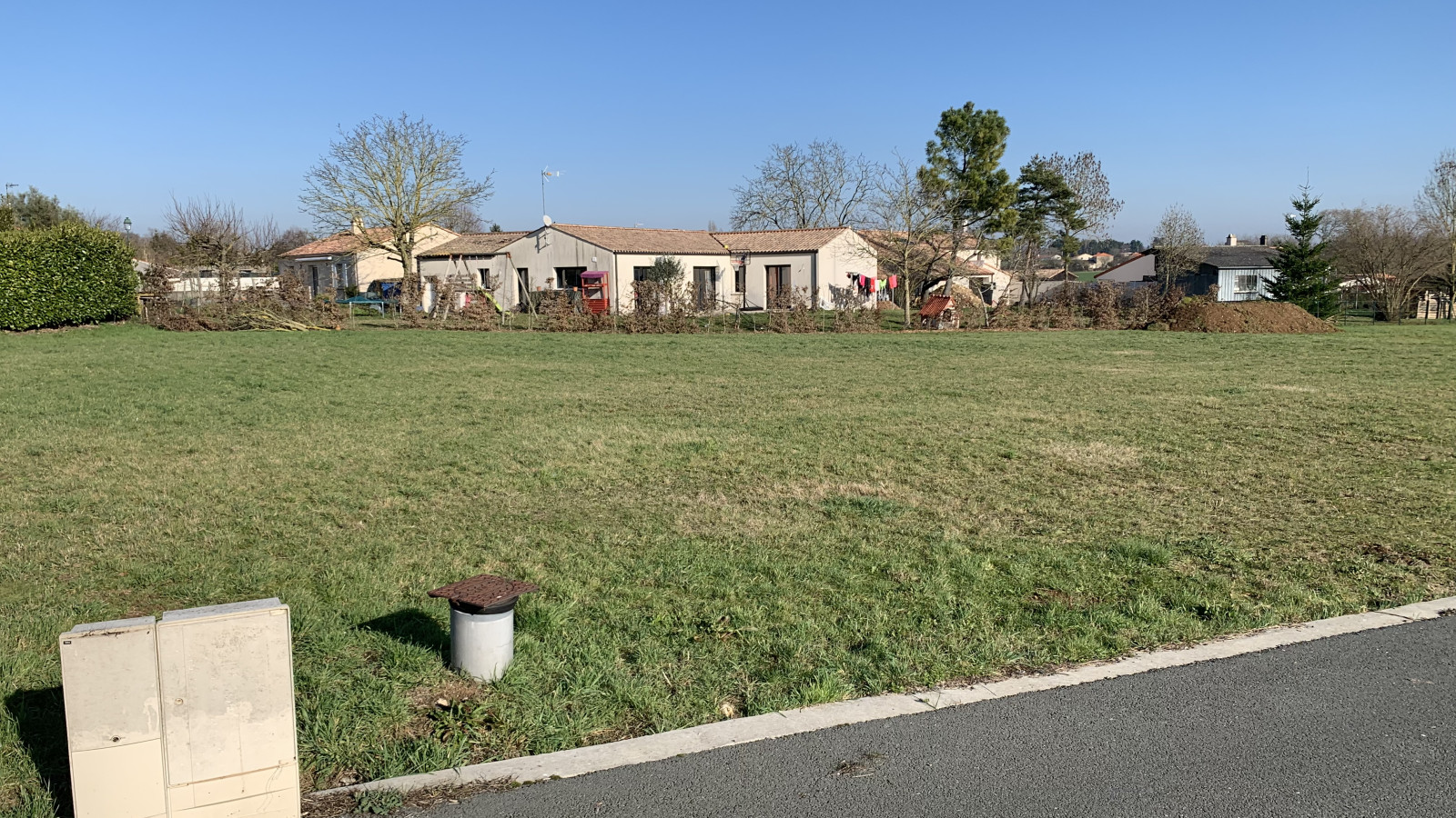 Terrain constructible de 416m2 à Palluau