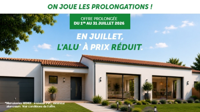 Offre Prolongée : Vos menuiseries aluminium à prix réduit !