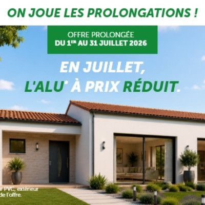 Offre Prolongée : Vos menuiseries aluminium à prix réduit !