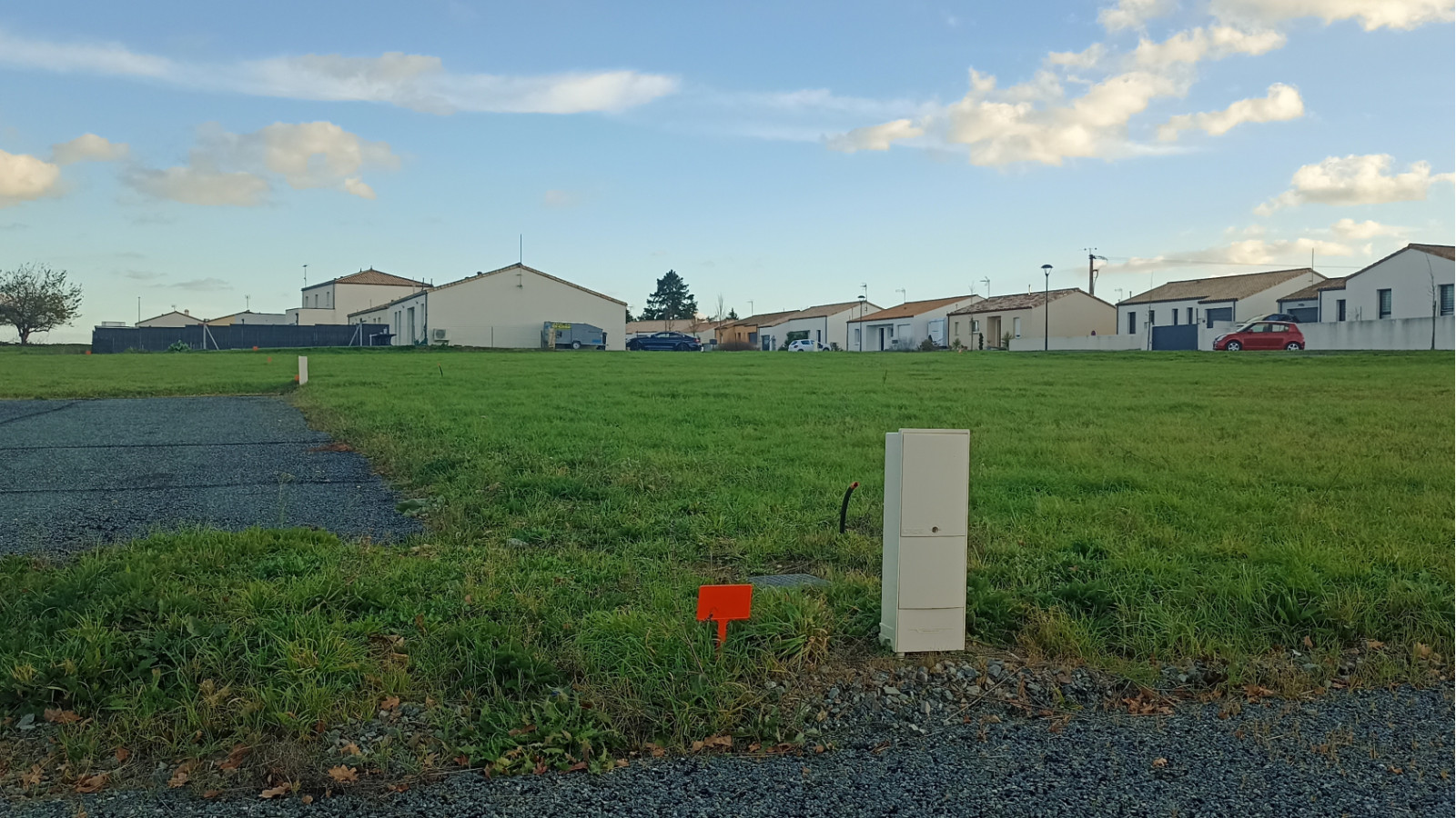 Terrain constructible de 395m2 à Les Herbiers