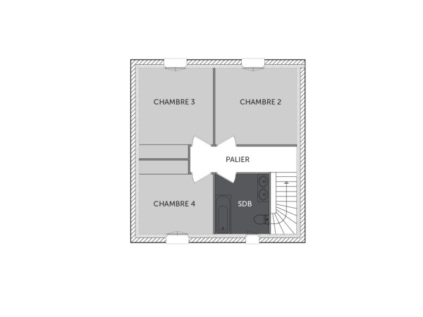 Plan (maison 128)