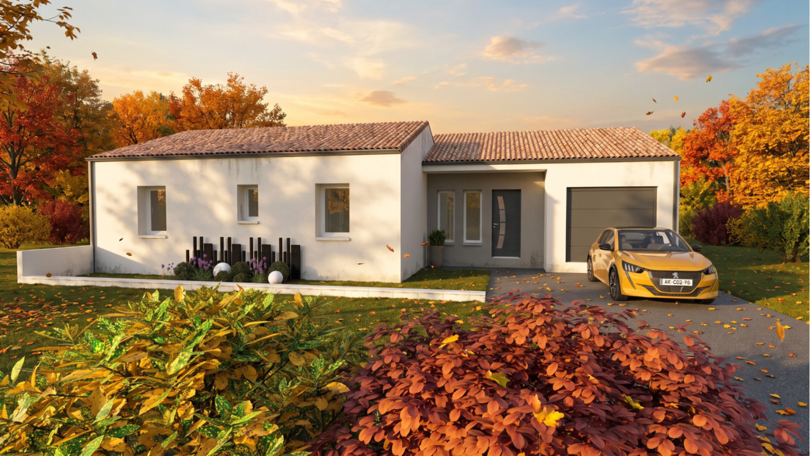 Terrain constructible de 310m2 à Longeville-sur-Mer