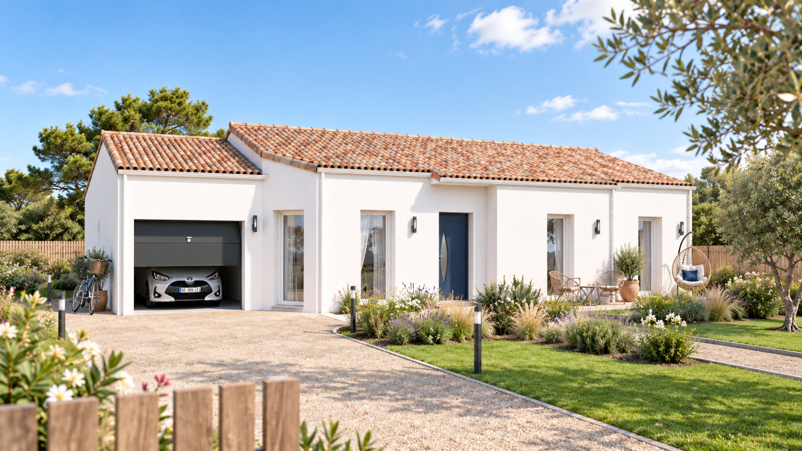 Maison neuve à La Garnache avec 3 chambres sur terrain de 394m2 / image 2