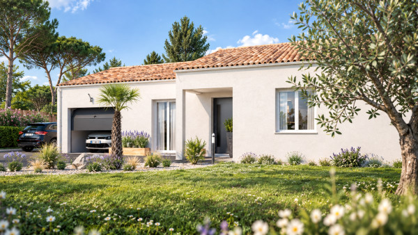 Maison neuve à Bellevigny avec 4 chambres sur terrain de 468m2 - image 3