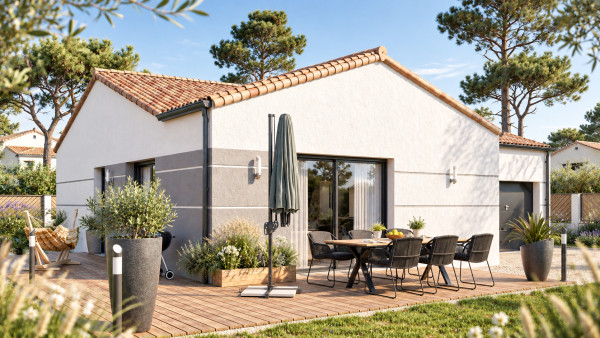 Maison neuve à La Roche-sur-Yon avec 3 chambres sur terrain de 456m2 - image 3