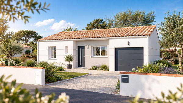 Maison neuve à La Roche-sur-Yon avec 2 chambres sur terrain de 456m2 - image 1