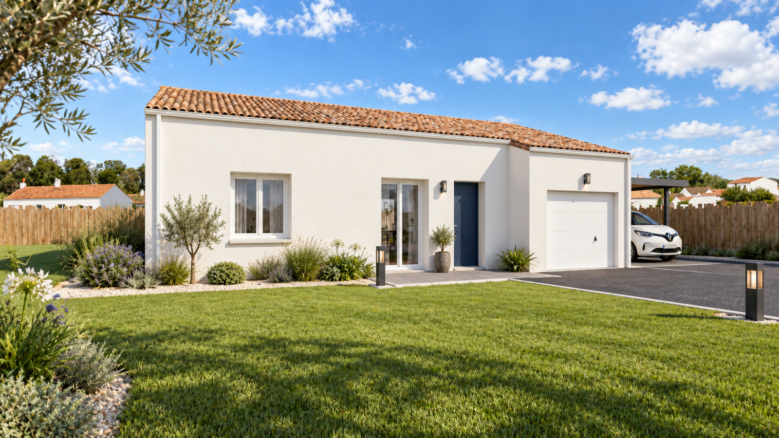 Maison neuve à Mareuil-sur-Lay-Dissais avec 3 chambres sur terrain de 383m2 / image 3