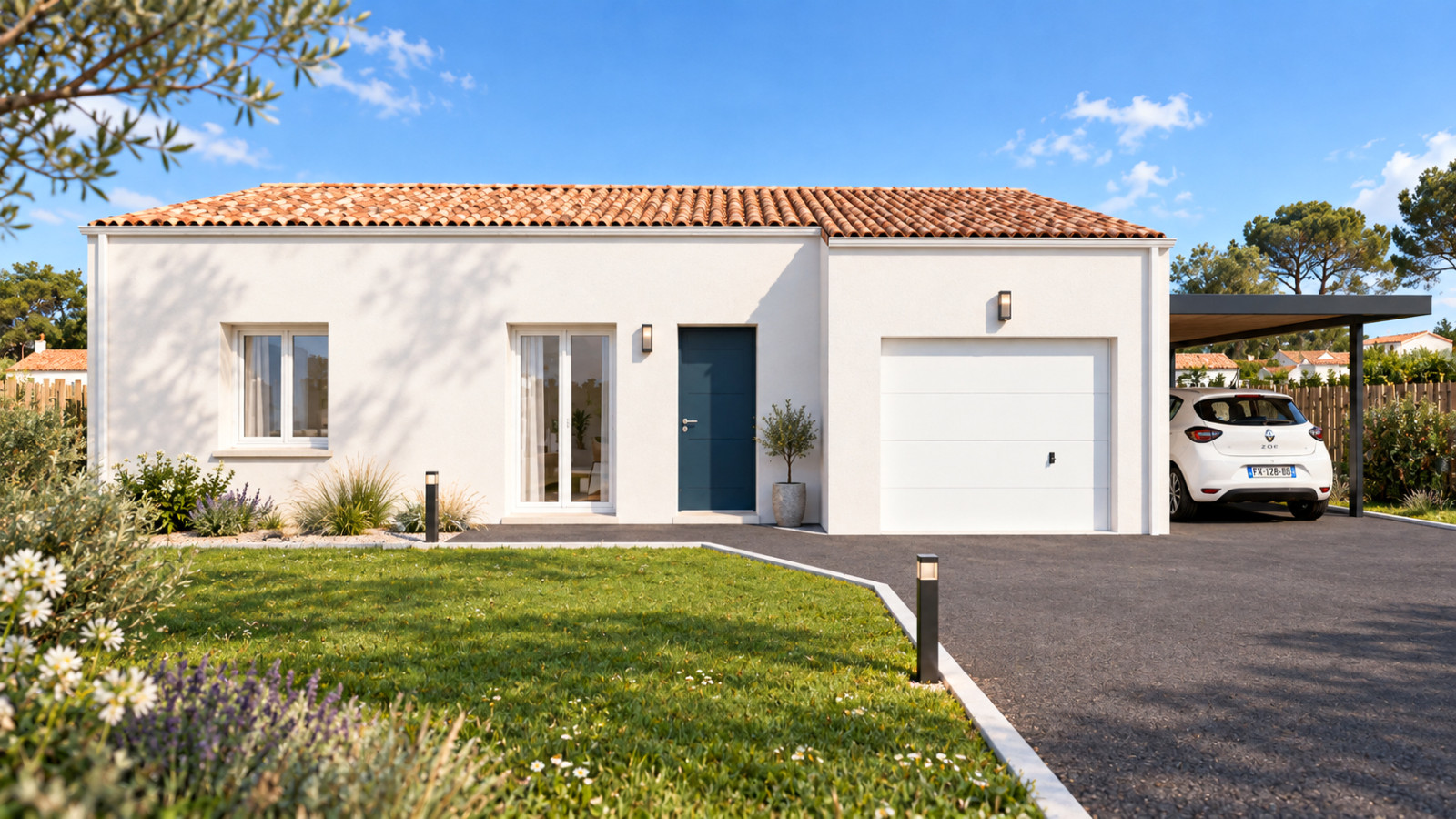 Maison neuve à Mareuil-sur-Lay-Dissais avec 3 chambres sur terrain de 383m2 / image 4