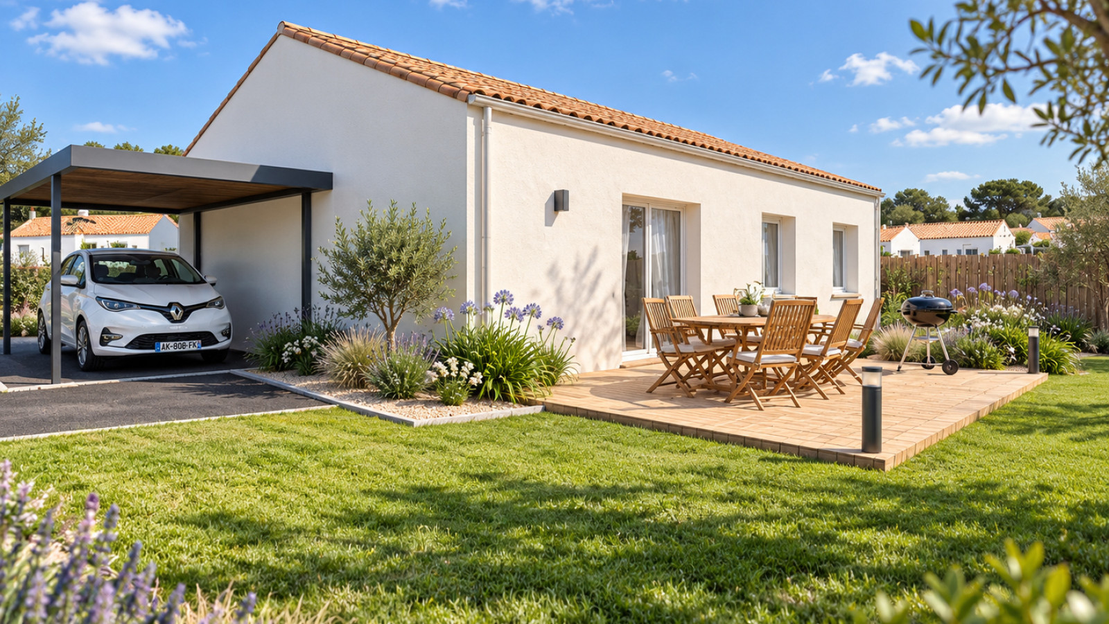 Maison neuve à Mareuil-sur-Lay-Dissais avec 3 chambres sur terrain de 383m2 / image 5