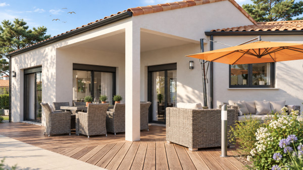 Maison neuve à Les Magnils-Reigniers avec 3 chambres sur terrain de 508m2 - image 3
