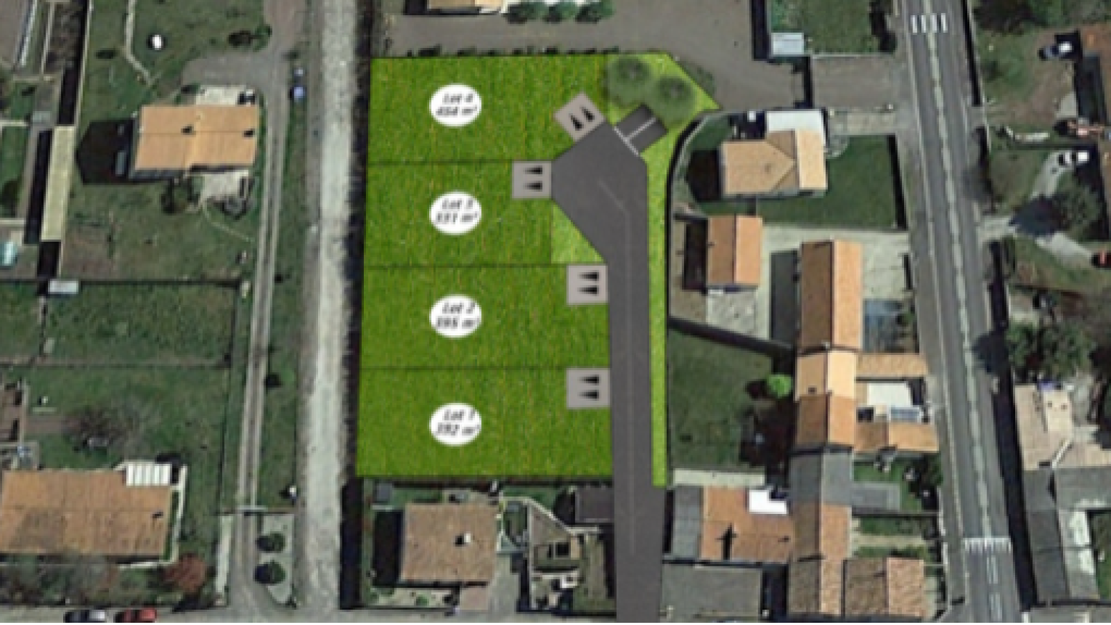 Terrain constructible de 395m2 à Les Sables-d'Olonne
