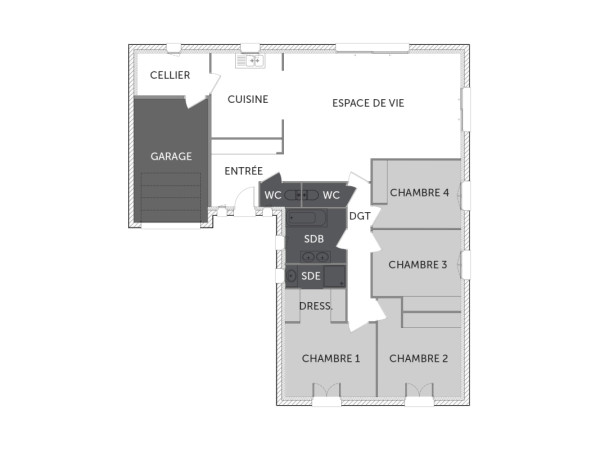 Plan (maison 106)